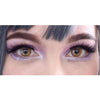 Sweety Anime Shining Heart Violet Brown (1 lens/pack)-Colored Contacts-UNIQSO