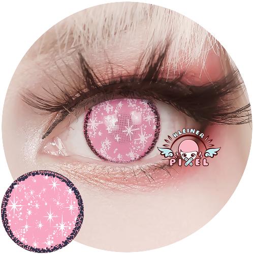 Anime Sparkle Pink by KleinerPixel (1 lens/pack)-Colored Contacts-UNIQSO UK
