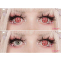 Anime Sparkle Red by KleinerPixel (1 lens/pack)-Colored Contacts-UNIQSO UK