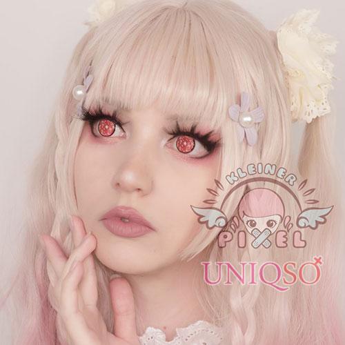 Anime Sparkle Red by KleinerPixel (1 lens/pack)-Colored Contacts-UNIQSO UK