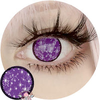 Anime Sparkle Violet by KleinerPixel (1 lens/pack)-Colored Contacts-UNIQSO UK