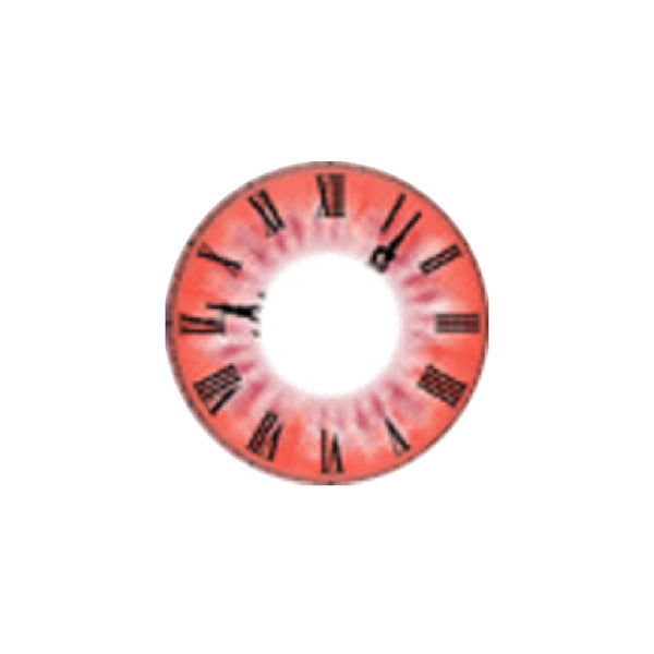 Sweety Pink Roman Clock (1 lens/pack)-Colored Contacts-UNIQSO