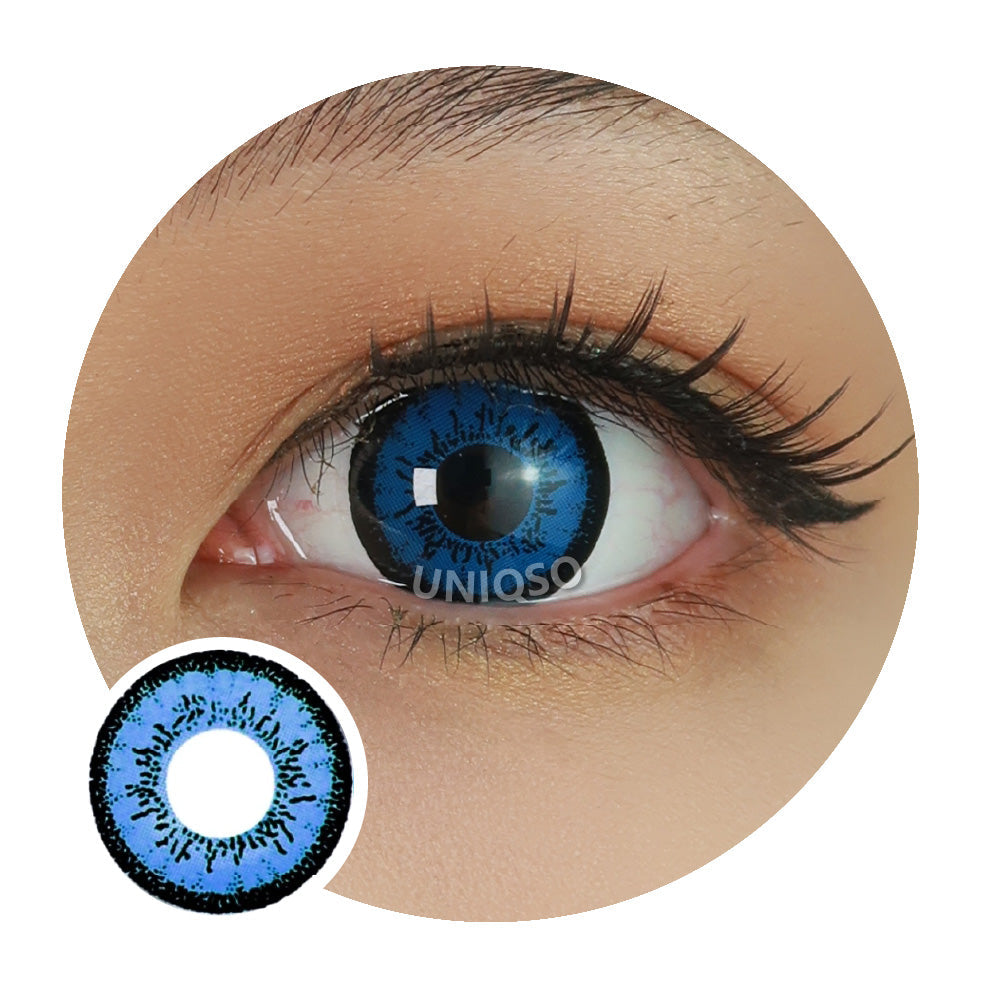 Kazzue Dollyeye Blue (1 lens/pack)-Colored Contacts-UNIQSO