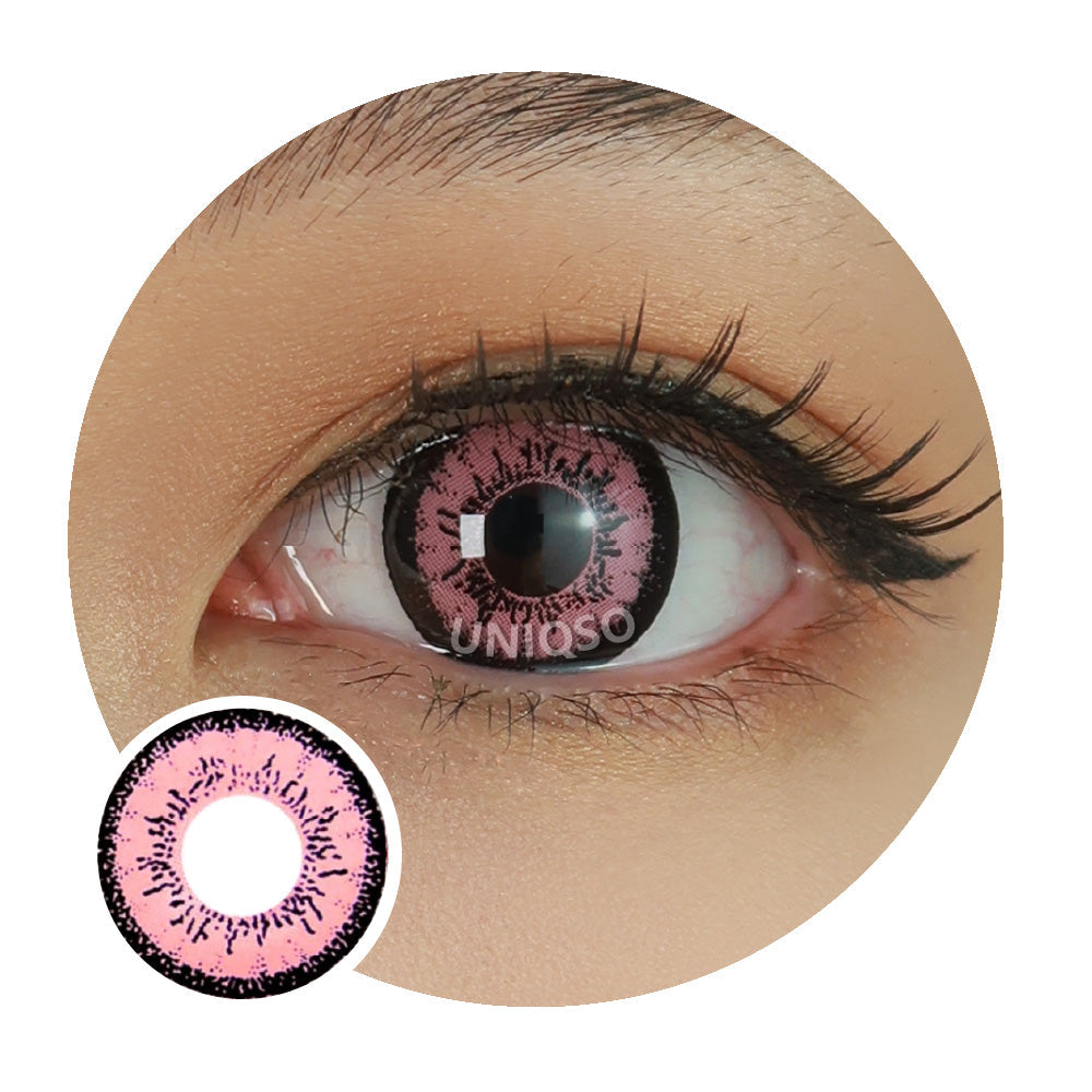 Kazzue Dollyeye Pink (1 lens/pack)-Colored Contacts-UNIQSO