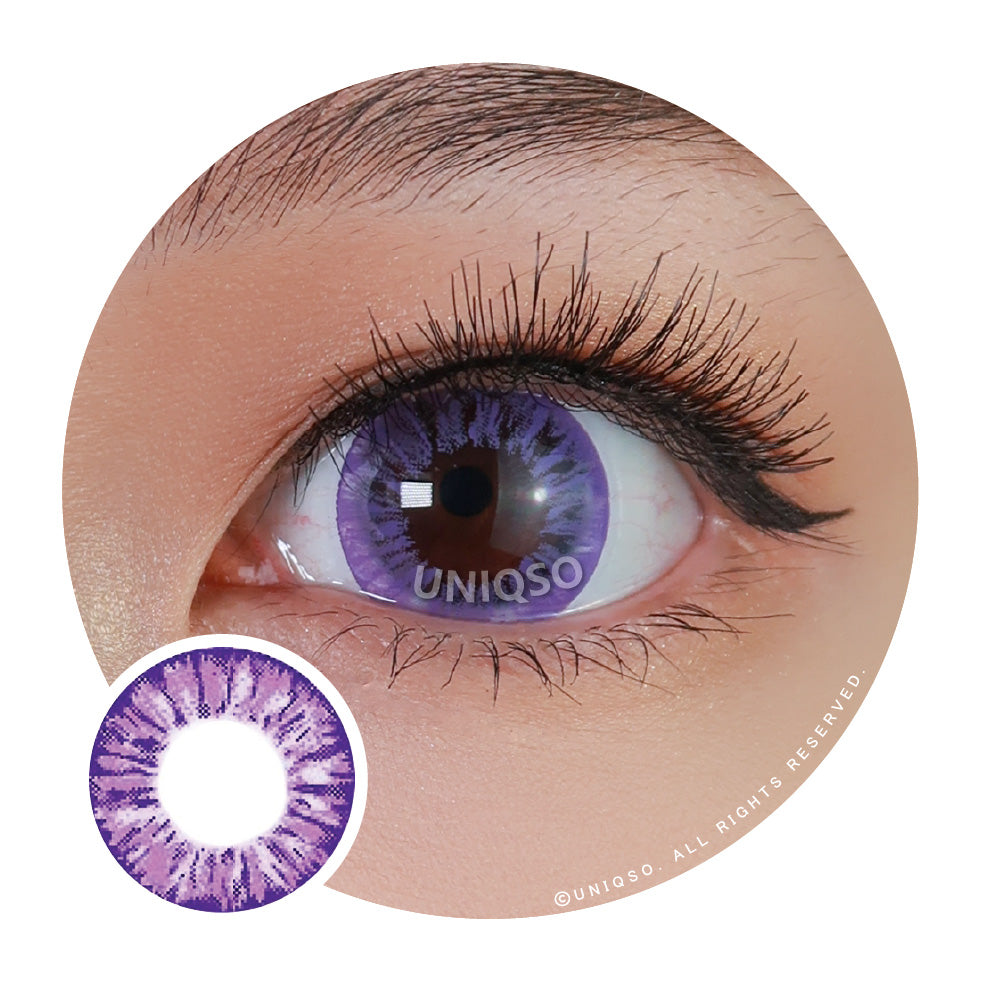 Kazzue Starryeye Violet (1 lens/pack)-Colored Contacts-UNIQSO