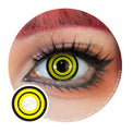 Sweety Crazy Yellow Rings V3 (Chainsaw Man - Makima) (1 lens/pack)-Crazy Contacts-UNIQSO