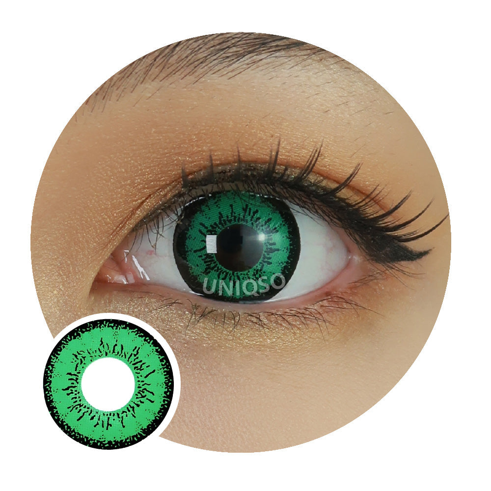 Kazzue Dollyeye Green (1 lens/pack)-Colored Contacts-UNIQSO