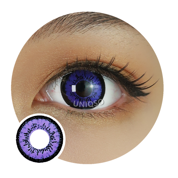 Kazzue Dollyeye Violet (1 lens/pack)-Colored Contacts-UNIQSO