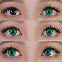 Kazzue Festival Green (1 lens/pack)-Colored Contacts-UNIQSO