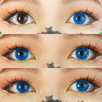 Sweety Crazy UV Glow Blue (1 lens/pack)-UV Contacts-UNIQSO