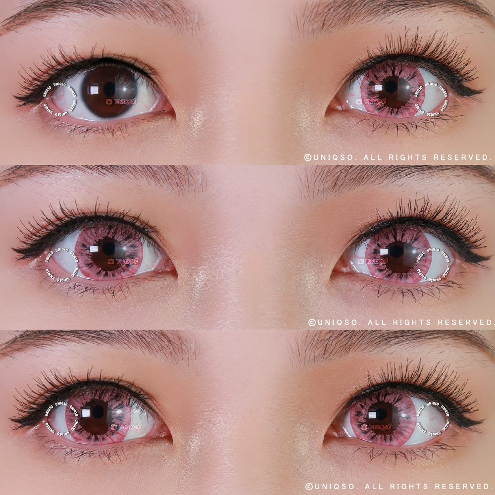 Kazzue Starryeye Pink (1 lens/pack)-Colored Contacts-UNIQSO