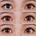 Western Eyes Dolly+ Red (1 lens/pack)-Colored Contacts-UNIQSO