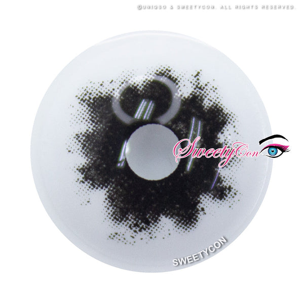 Sweety Crazy Black Zombie (1 lens/pack)-Crazy Contacts-UNIQSO