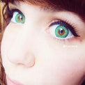 Western Eyes Puffy 3 Tones Green (1 lens/pack)-Colored Contacts-UNIQSO