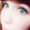 Barbie Puffy 3 Tones Green-Colored Contacts-UNIQSO