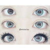 Barbie Puffy 3 Tones Grey-Colored Contacts-UNIQSO