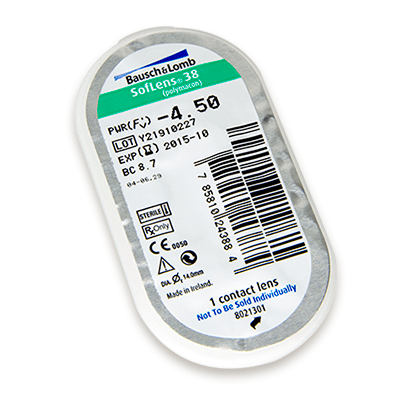 Bausch & Lomb Softlens 38 (6 lenses/pack)-Clear Contacts-UNIQSO UK