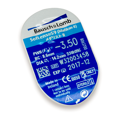 Bausch & Lomb Softlens 59 (6 lenses/pack)-Clear Contacts-UNIQSO UK