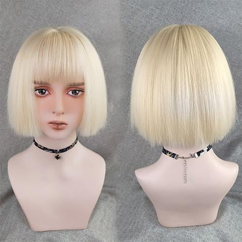 Bob LoLita Wig Beige-Lolita Wig-UNIQSO UK
