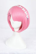 Cosplay Wig - Zero kara Hajimeru Isekai Seikatsu: Ram-Cosplay Wig-UNIQSO