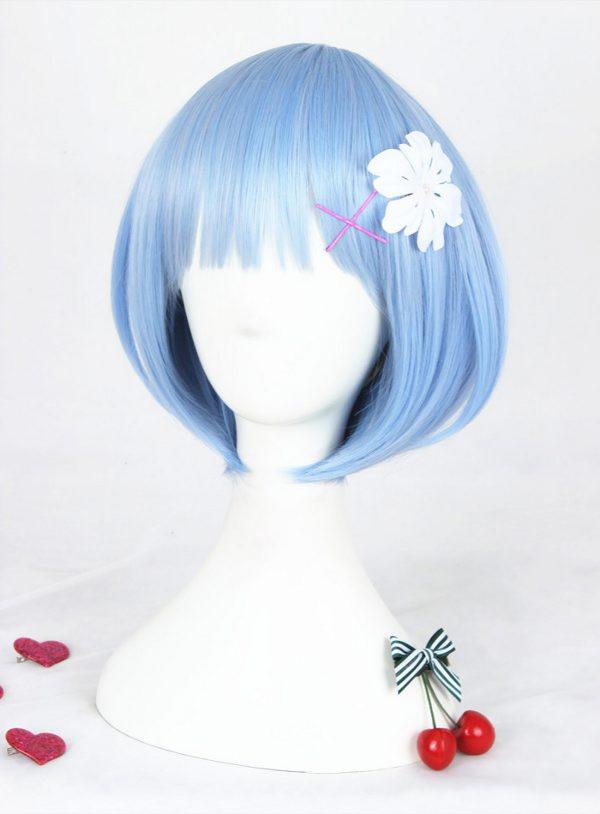 Cosplay Wig - Zero kara Hajimeru Isekai Seikatsu - Young Rem-Cosplay Wig-UNIQSO