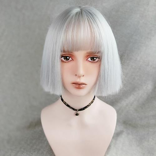 Bob LoLita Wig Silver-Lolita Wig-UNIQSO