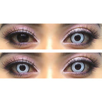 Colorvue Crazy White Zombie - 3 Months (Prescription) (2 lenses/pack)-Crazy Contacts-UNIQSO UK