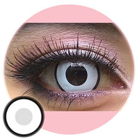 Colorvue Crazy White Zombie - 3 Months (Prescription) (2 lenses/pack)-Crazy Contacts-UNIQSO UK