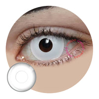 Colorvue Crazy Whiteout - 3 Months (Prescription) (2 lenses/pack)-Crazy Contacts-UNIQSO UK