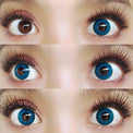 Coscon Crazy with Power - Electro Blue (1 lens/pack)-Crazy Contacts-UNIQSO UK