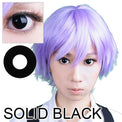 Coscon Crazy with Power - Solid Black (1 lens/pack)-Crazy Contacts-UNIQSO UK