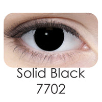 Coscon Crazy with Power - Solid Black (1 lens/pack)-Crazy Contacts-UNIQSO UK