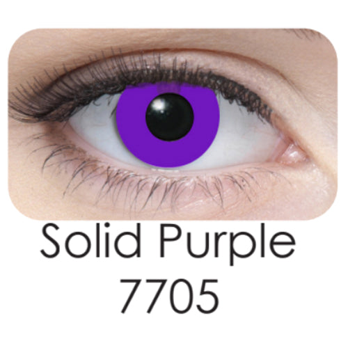 Coscon Crazy with Power - Solid Violet (1 lens/pack)-Crazy Contacts-UNIQSO UK
