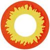 Coscon Crazy with Power - Wild Fire (1 lens/pack)-Crazy Contacts-UNIQSO UK