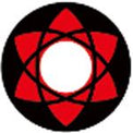 Coscon Sasuke Mangekyo Sharingan with Power - T07 (1 lens/pack)-Colored Contacts-UNIQSO