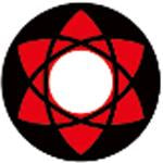 Coscon Sasuke Mangekyo Sharingan with Power - T07 (1 lens/pack)-Colored Contacts-UNIQSO