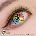 Demon Killer Villain Moon Style 2 V2 (Visible) (2 lenses/pack)-Colored Contacts-UNIQSO UK