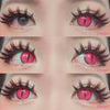 Sweety Crazy Pink Demon Eye / Cat Eye (1 lens/pack)-Crazy Contacts-UNIQSO