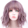 Pink Palette Short Curly Euro-American Hair Wig-Daily Wig-UNIQSO
