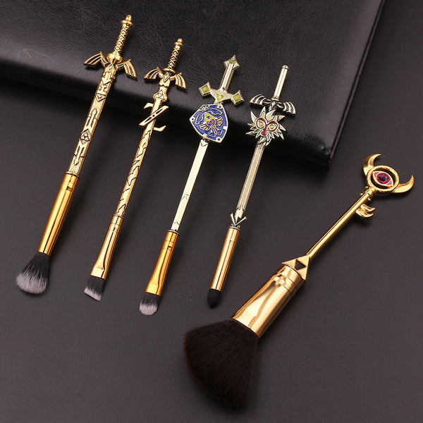 The Legend Of Zelda Sky Sword Link Figma Weapon Makeup Brush Tool Set-Makeup Brushes-UNIQSO