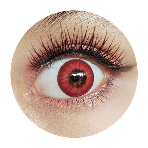 Coscon Crazy with Power - Electro Red (1 lens/pack)-Crazy Contacts-UNIQSO