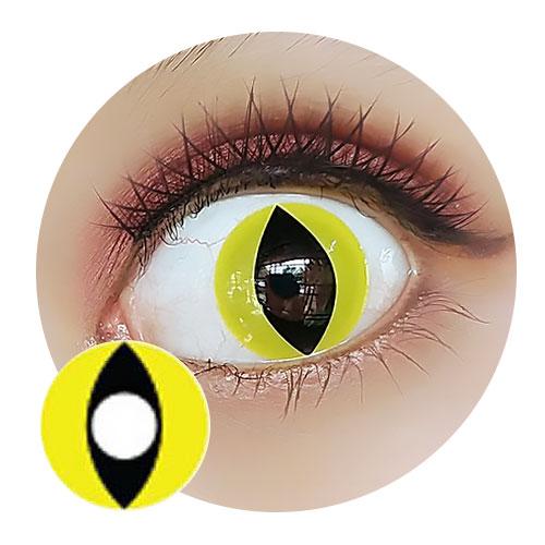 Kazzue Crazy Lens with Power - Cat Eyes (1 lens/pack)-Crazy Contacts-UNIQSO