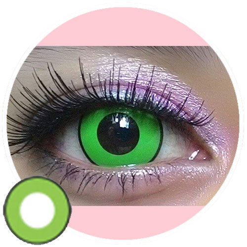 Sweety Crazy Green Zombie / Manson / Frankenstein (1 lens/pack)-Crazy Contacts-UNIQSO