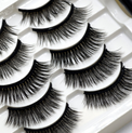 Mixed Designs Faux Mink Magnetic Eyelashes Kit Set (5 Pairs)-Magnetic Eyelash-UNIQSO