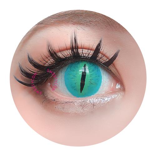 Sweety Crazy Green Demon Eye / Cat Eye (New)-Crazy Contacts-UNIQSO