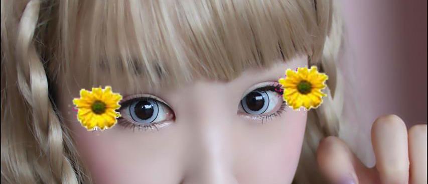 I.Fairy Moonlite Grey (1 lens/pack)-Colored Contacts-UNIQSO