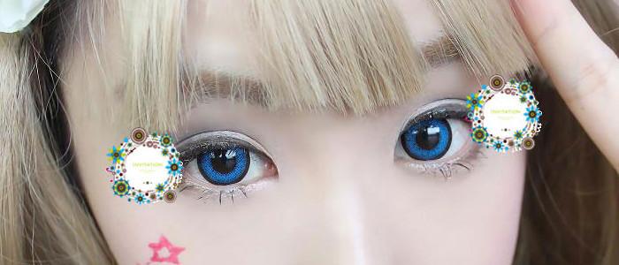 ICK Adora Blue (1 lens/pack)-Colored Contacts-UNIQSO UK