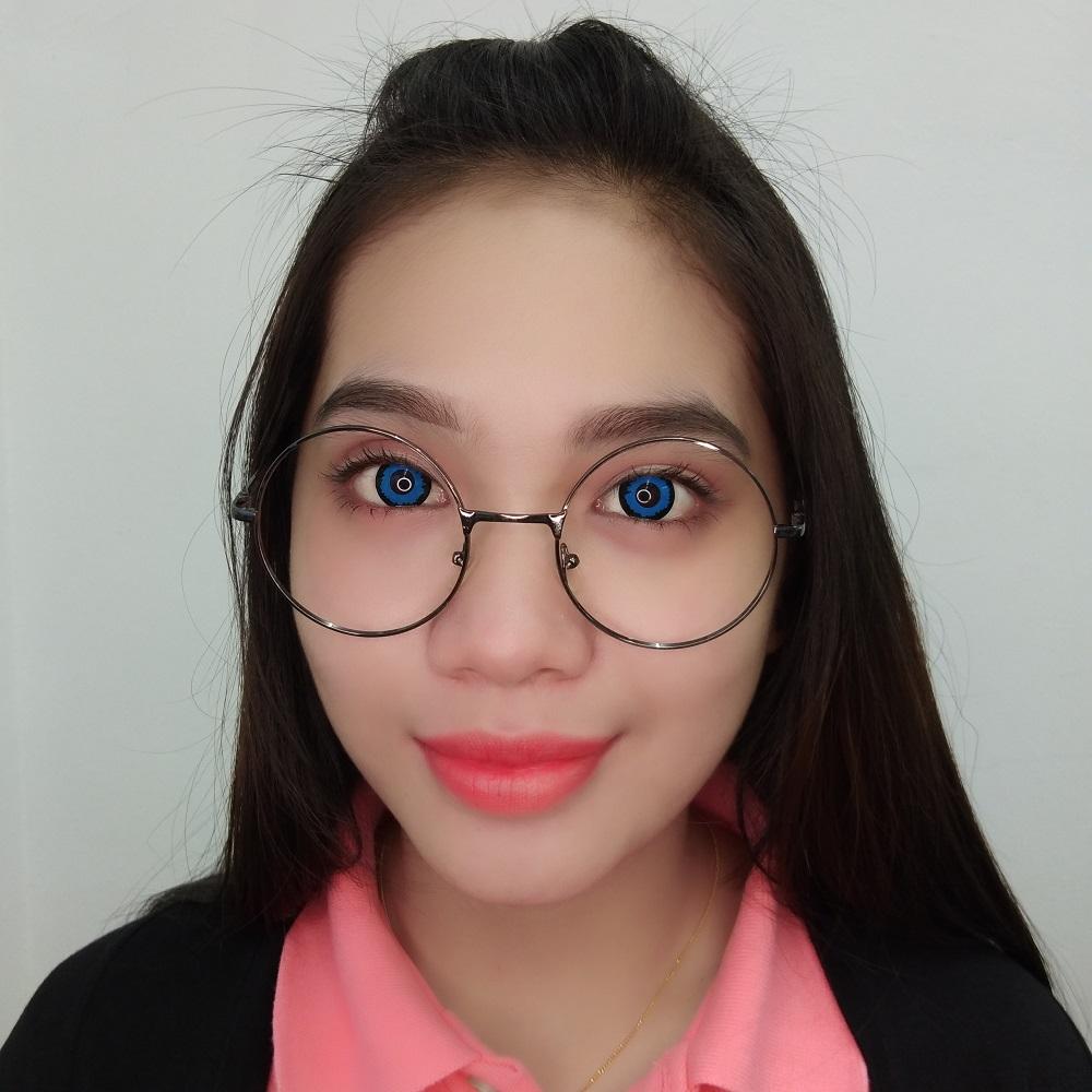 Sweety Crazy Blue Elf (1 lens/pack)-Crazy Contacts-UNIQSO