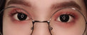 Sweety Crazy Blind Black (1 lens/pack)-Crazy Contacts-UNIQSO