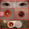 Sweety Orange Black Sclera Contacts (1 lens/pack)-Sclera Contacts-UNIQSO